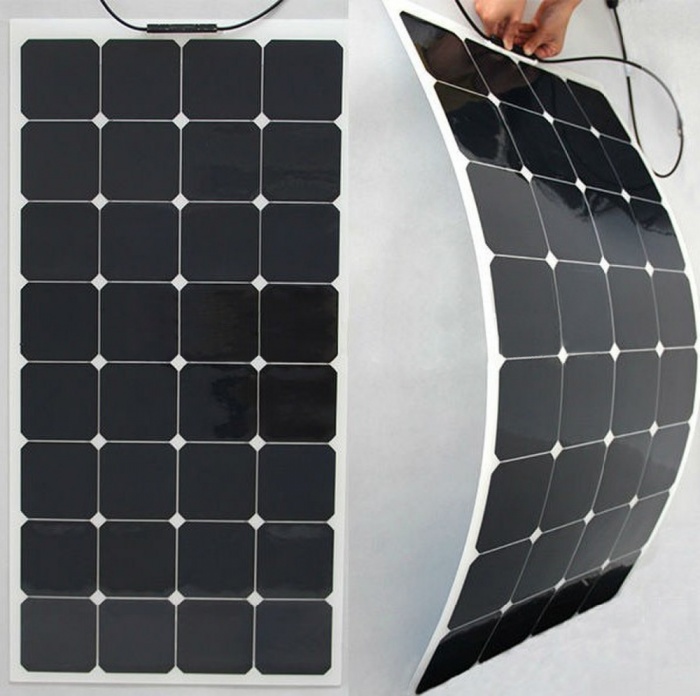 Exmork FSM-100F гибкая солнечная батарея 100 ватт 12В монокристаллическая