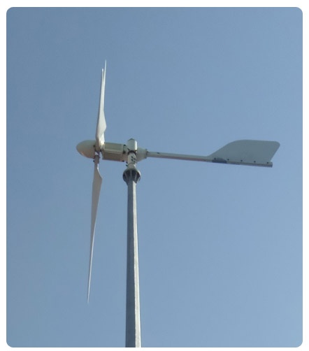 Ветрогенератор Exmork 1.0 кВт, 24 в